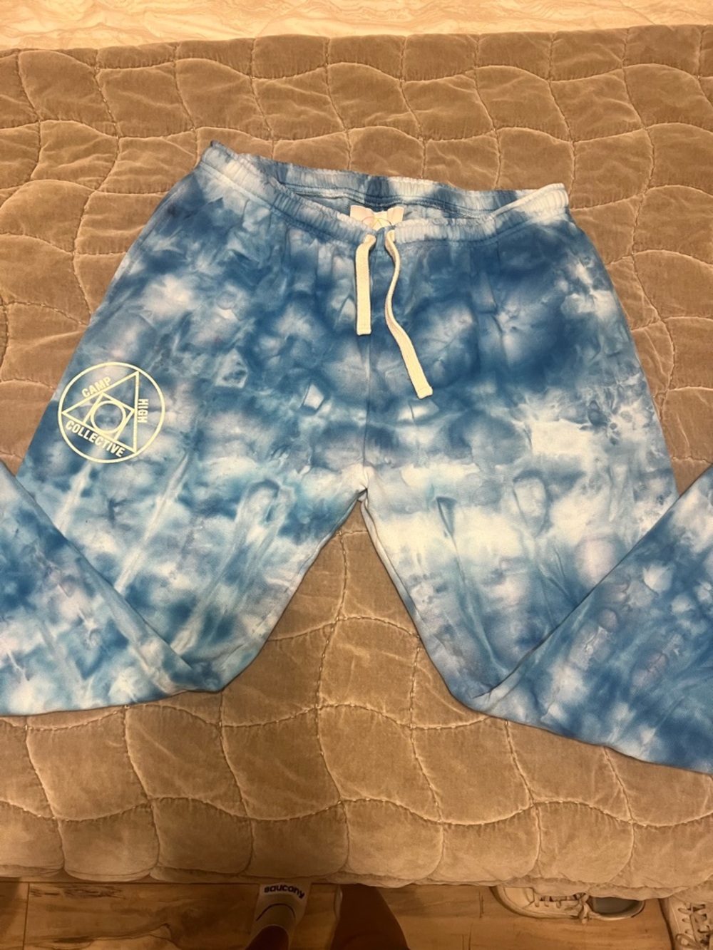 Blue Tie-Dye Sweatpants - Men